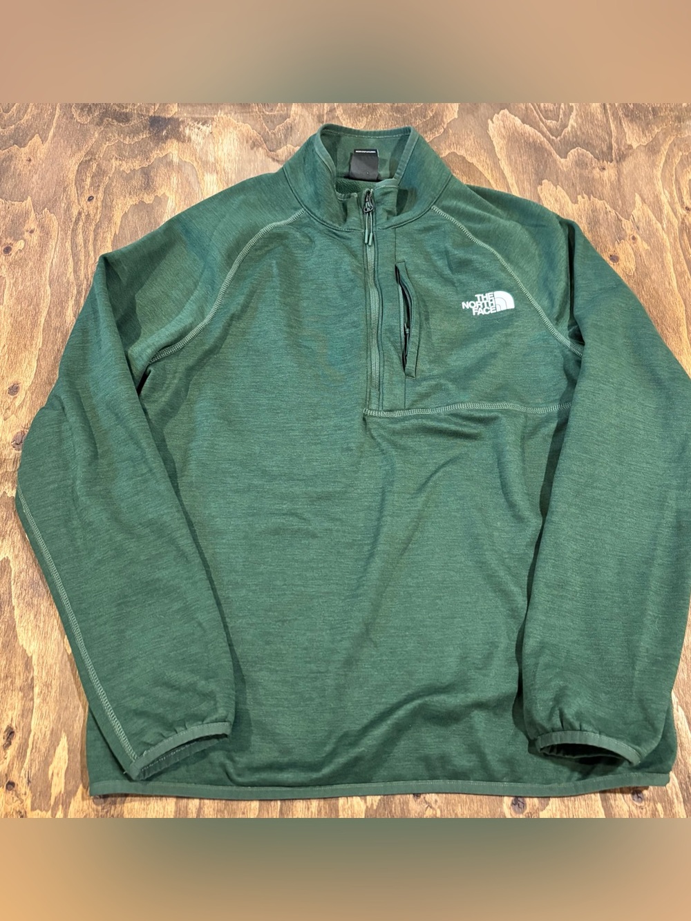 The North Face Canyonlands 1/2 Zip Fleece Pine Needle Green Medium